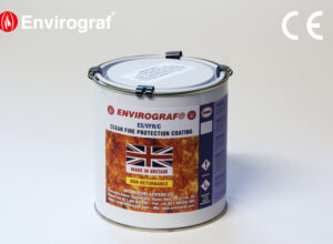 A tin of ES/VFR/C clear coating