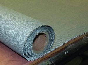Insulated fire curtain