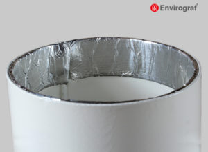 intumescent liner for ventilation pipes